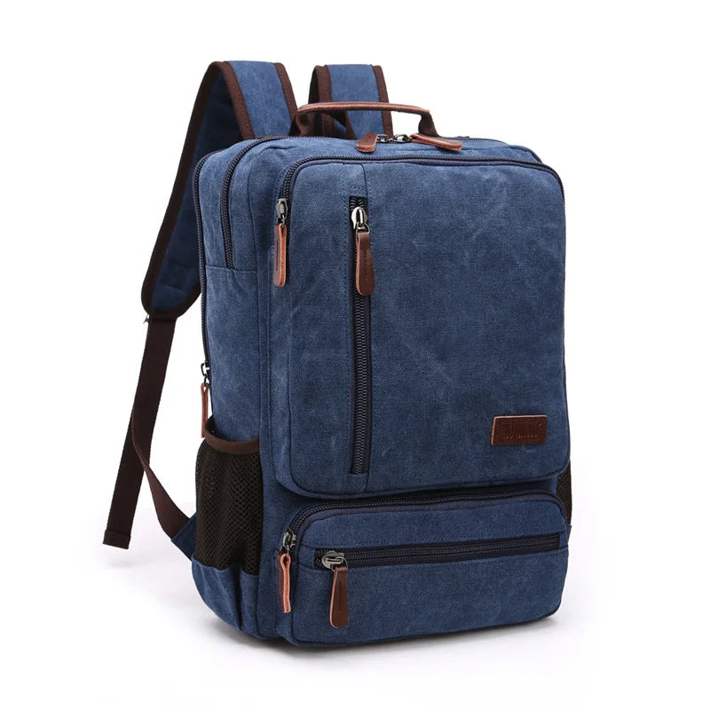 sac à dos moto vintage imperméable coloris bleu