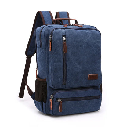 sac à dos moto vintage imperméable coloris bleu