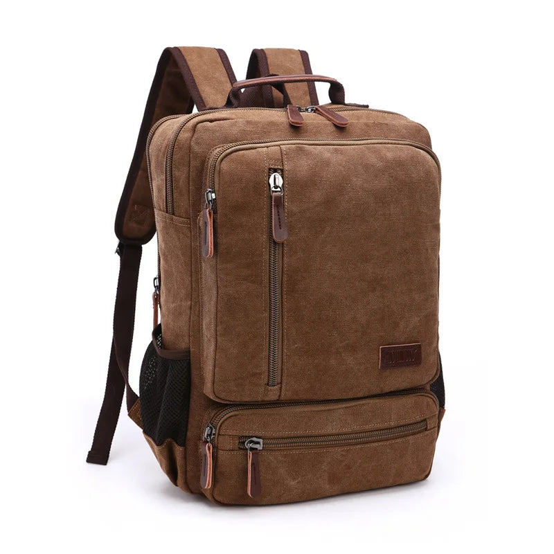 sac à dos moto vintage imperméable coloris café