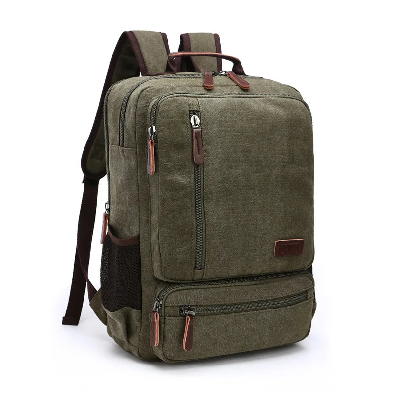 sac à dos moto vintage imperméable coloris vert foncé