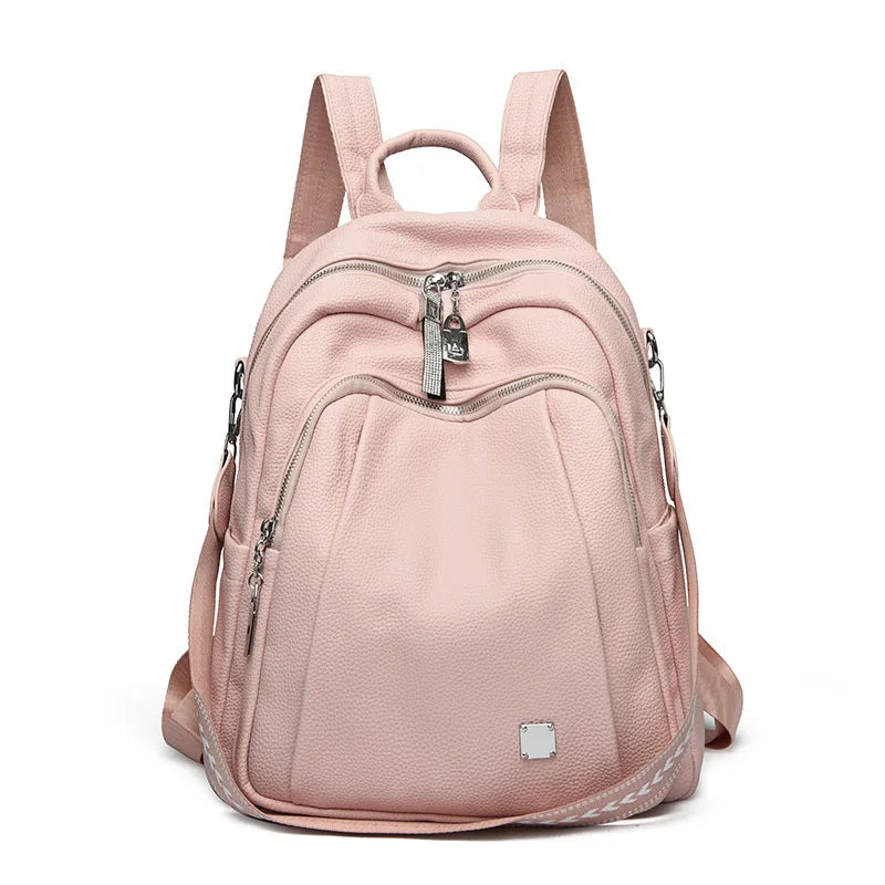 sac à dos souple femme couleur rose
