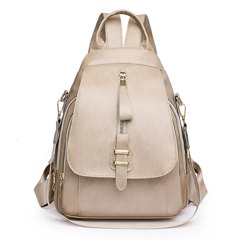 sac à dos ville pour femme coloris crème