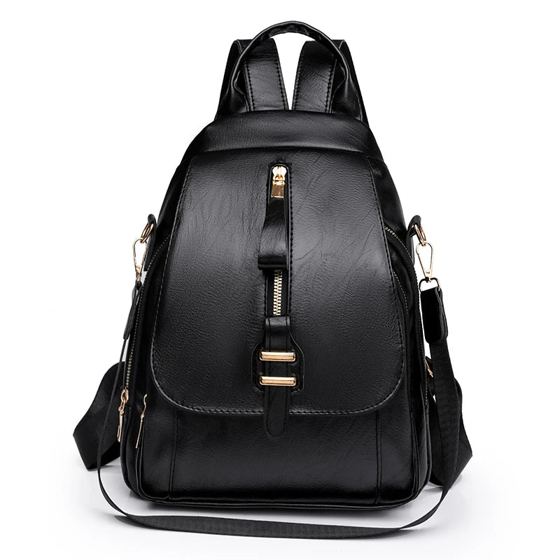 sac à dos ville pour femme coloris noir