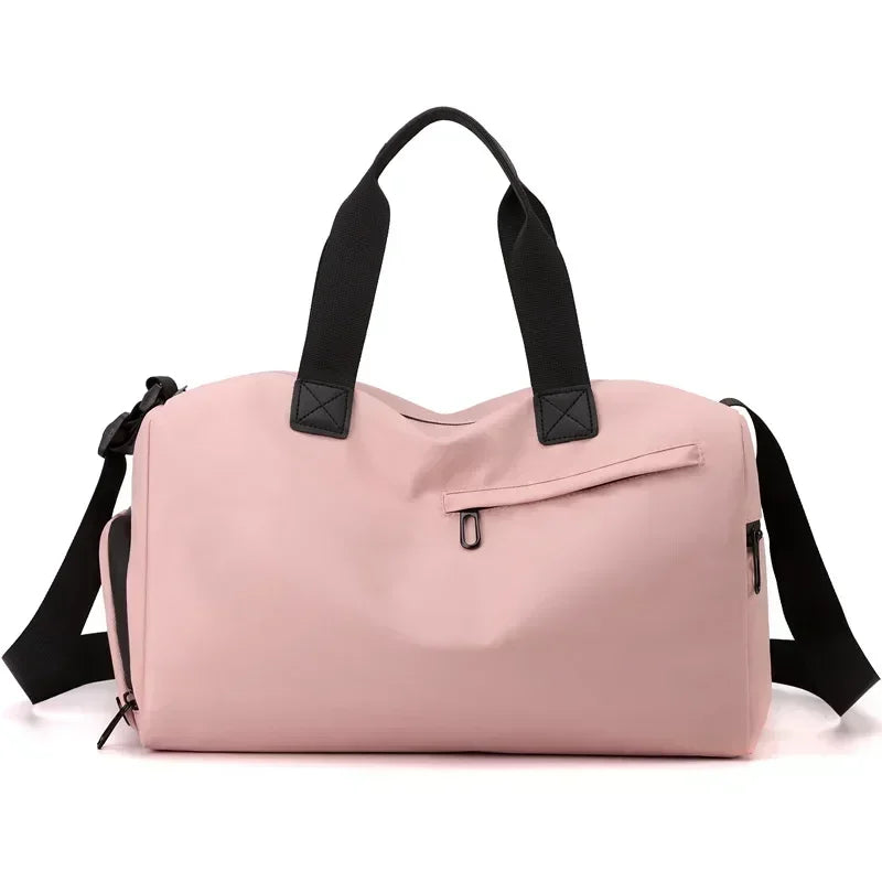 sac de voyage road trip couleur rose