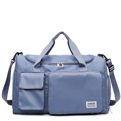 Sac de Voyage Ultra Léger Pliable coloris bleu