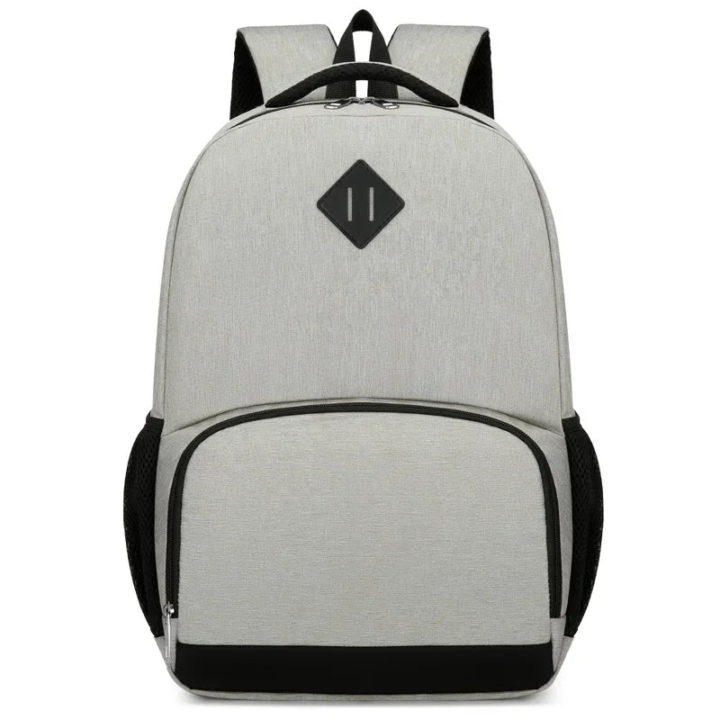 sac à dos ordinateur avec compartiment isotherme gris vue de face