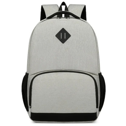 sac à dos ordinateur avec compartiment isotherme gris vue de face