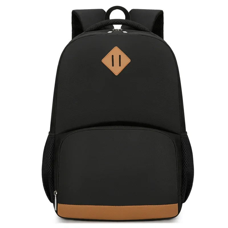 sac à dos ordinateur avec compartiment isotherme marron vue de face