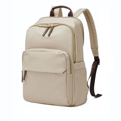 sac à dos ordinateur pour femme léger coloris khaki vue de face