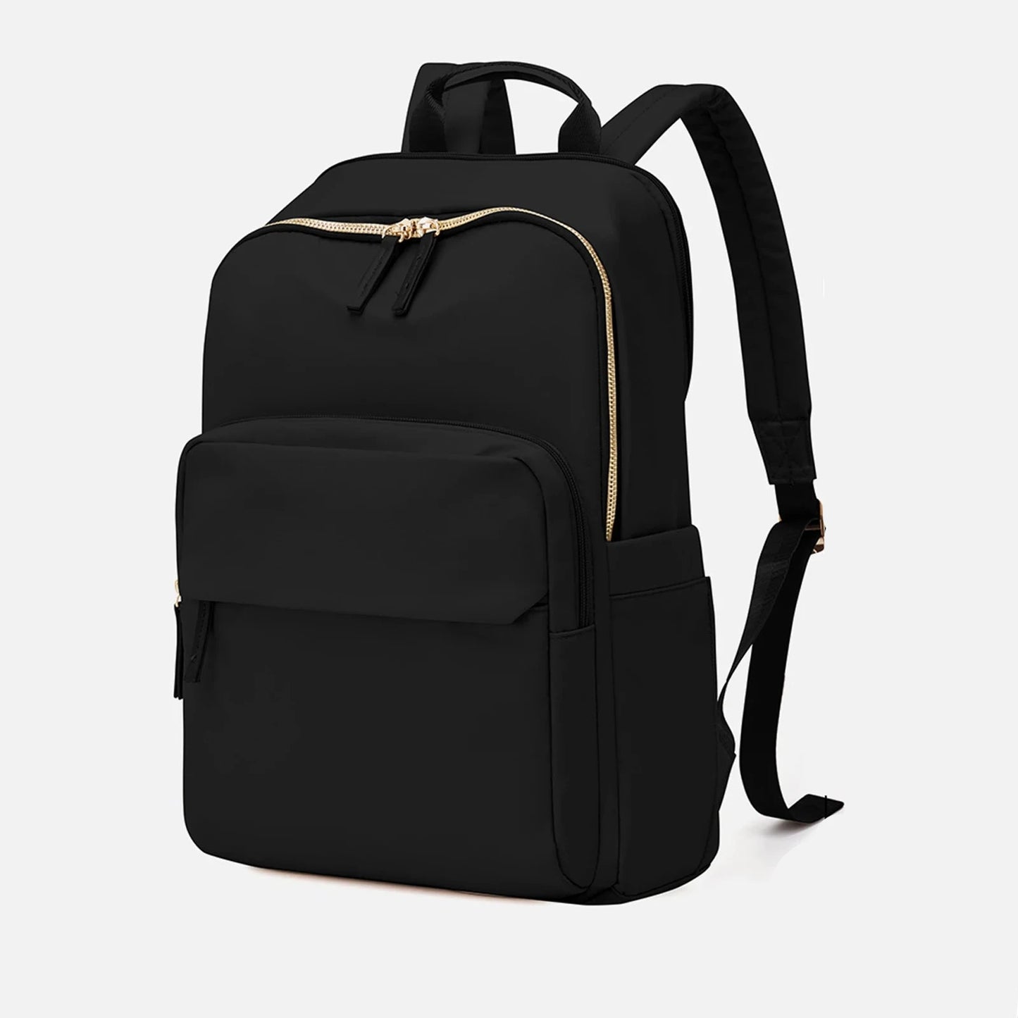 sac à dos ordinateur pour femme léger coloris noir vue de face