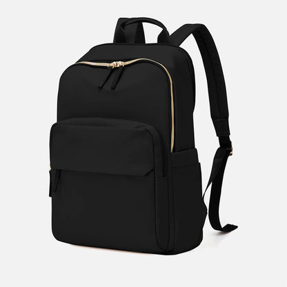 sac à dos ordinateur pour femme léger coloris noir vue de face