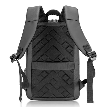 sac à dos pour ordinateur en voyage d'affaires couleur noir vue de l'arrière