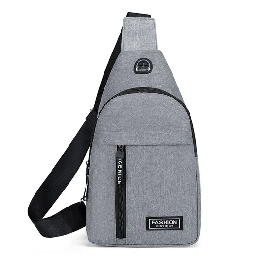 sac de poitrine coloris gris fashion vue de face