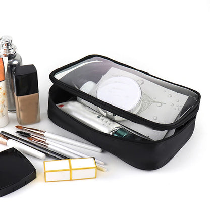 Trousse de Toilette Transparente Avion vue d'intérieur