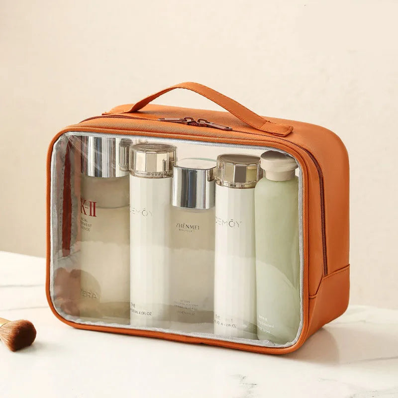 trousse de toilette xl couleur marron