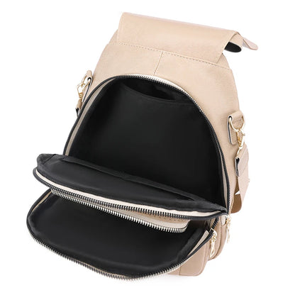 vue d'intérieur du sac à dos ville pour femme