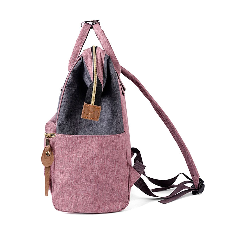 vue de profil du sac à dos femme pour la ville