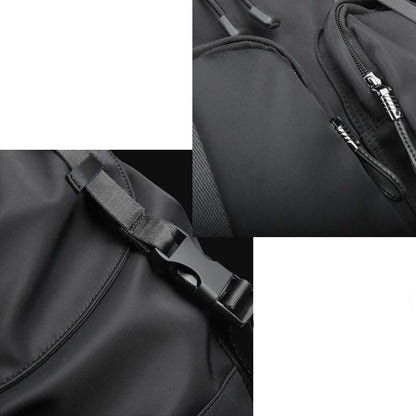 vue zoomé sur les coûtures du Sac à dos urbain imperméable